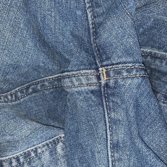 Lucky Brand High Rise Mom Jeans Drew 6/28 Ankle Medium Wash Denim Womens Casual - Picture 12 of 14